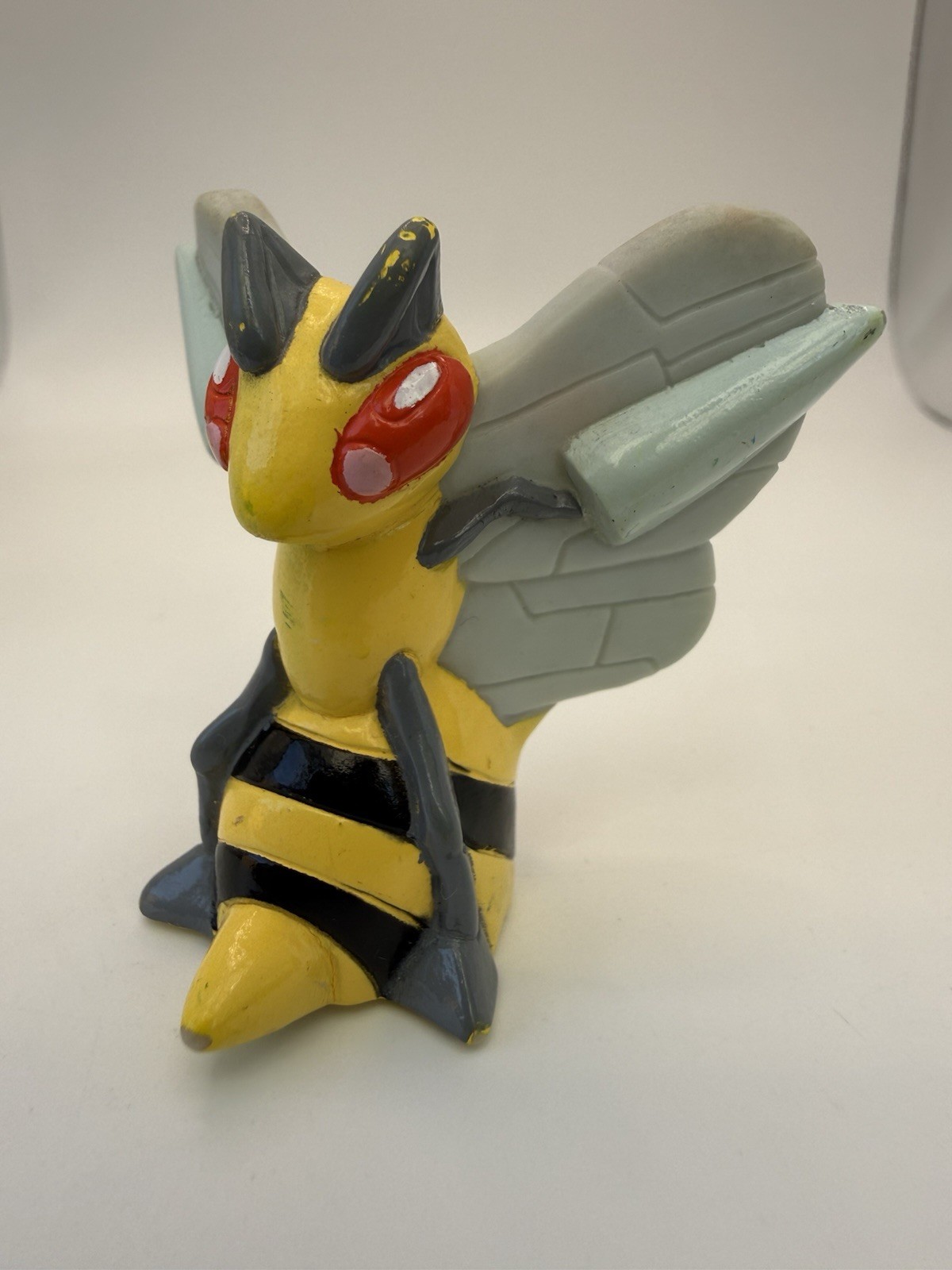 Figurina Pokemon Ufficiale Beedrill 1998 Bandai Nintendo Finger Puppet Giocattolo UK