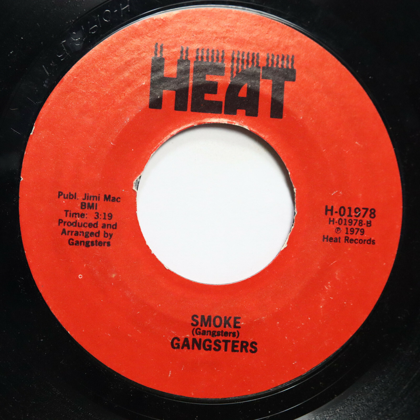 GANGSTERS - SMOKE / I FEEL YOU WHEN YOU'RE GONE - SOUL 45