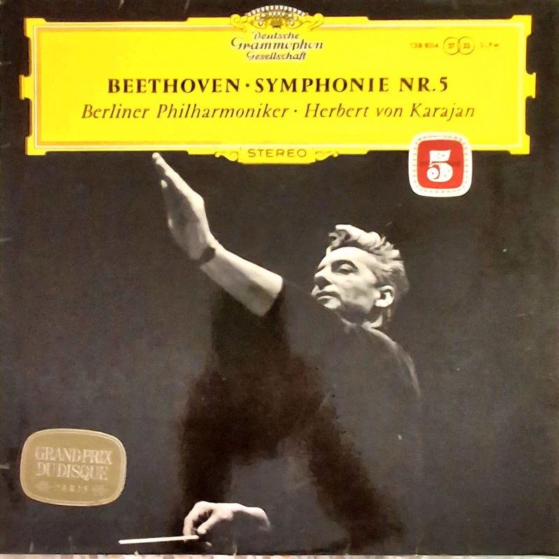 Vinil Beethoven – 5ª Sinfonia (Karajan / Filarmónica de Berlim), Deutsche Grammophon