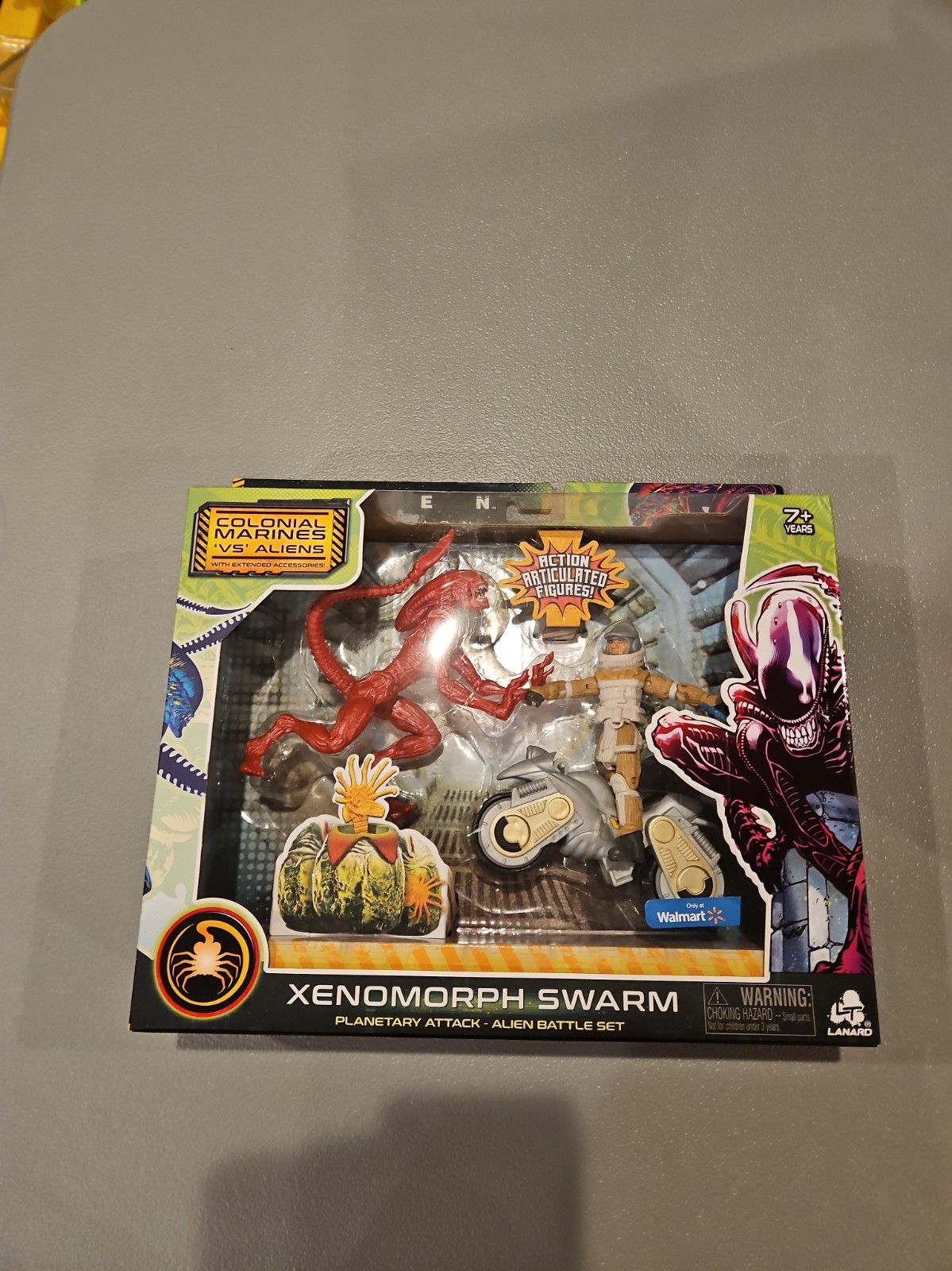 Alien Red Xenomorph Swarm Alien Battle Set Action Figures Walmart Exclusive New