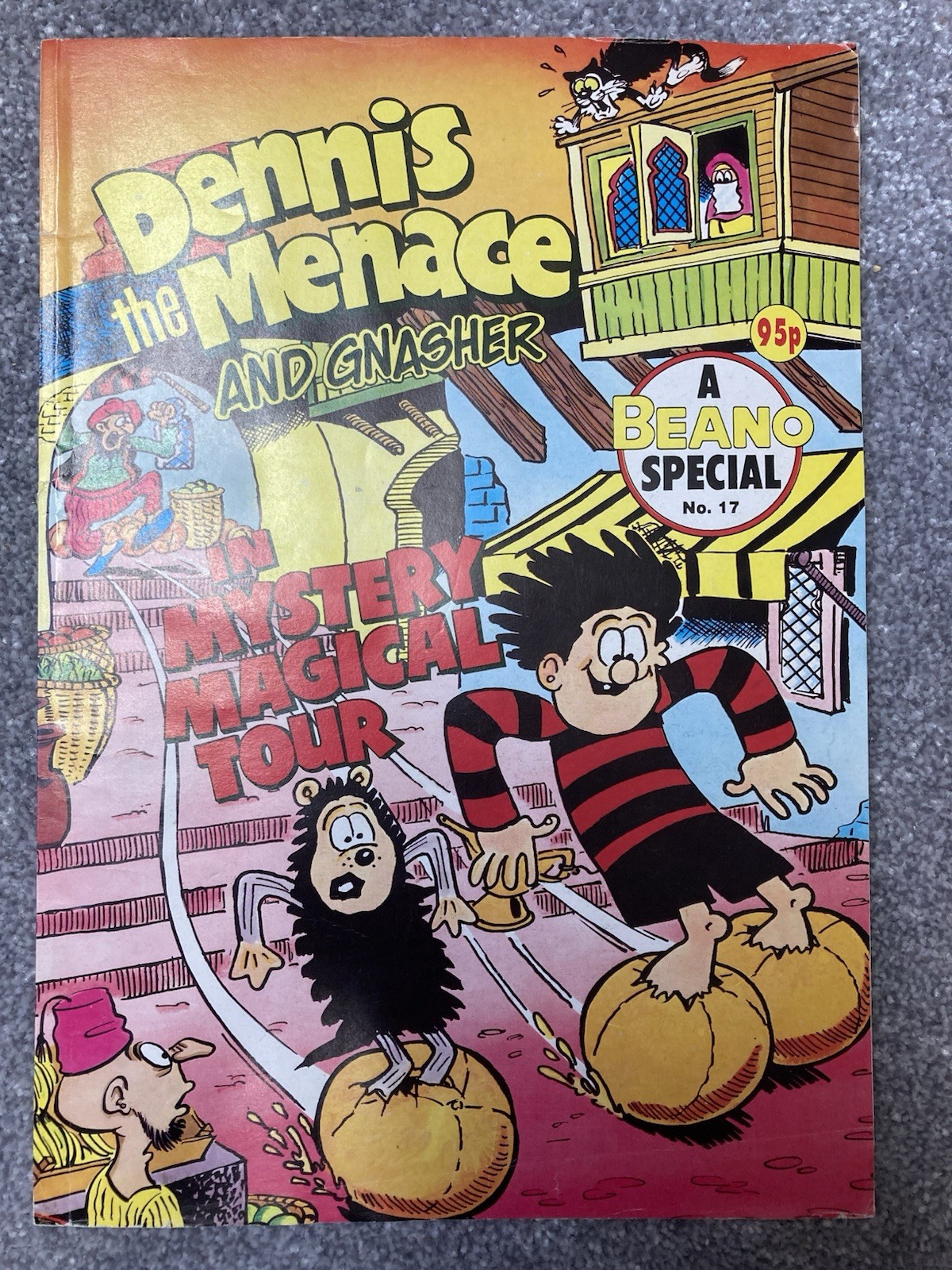 Dennis menace & Gnasher, BEANO SPECIAL EDITION no. 17 ‘mystery magic tour’ 1989