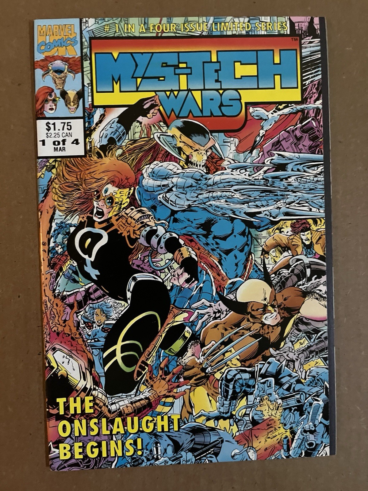 Mys-Tech Wars #1 Marvel UK Comics 1993 (30/7)