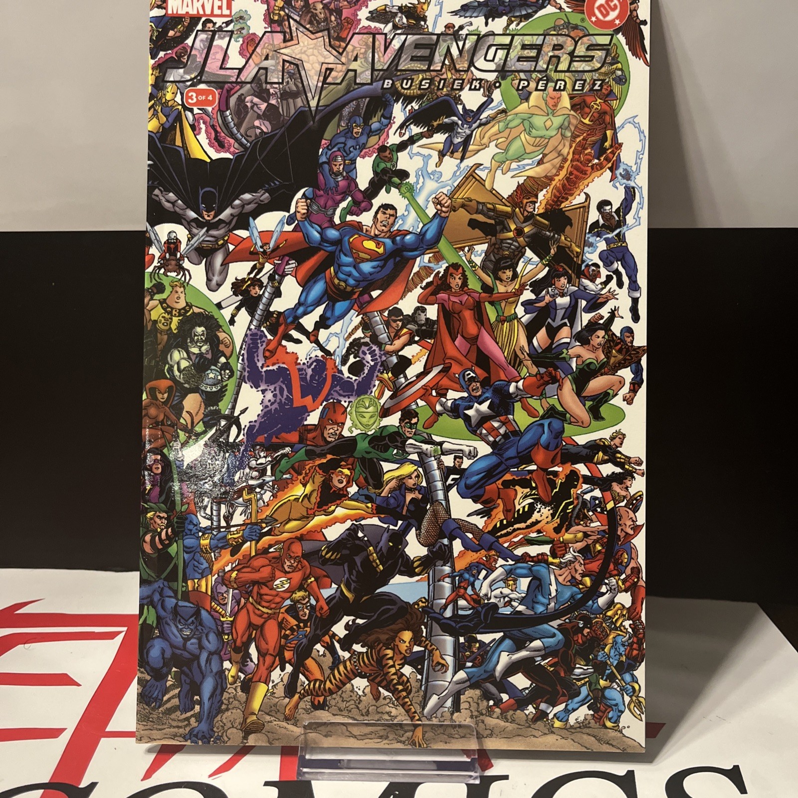 JLA Avengers #3 (of 4) George Perez Marvel DC Comics 2003 NM Gemini Ships