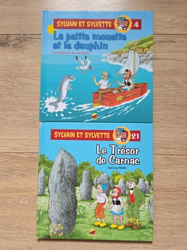 Sylvain et Sylvette : La petite mouette et le Dauphin + Le trésor de Carnac BD