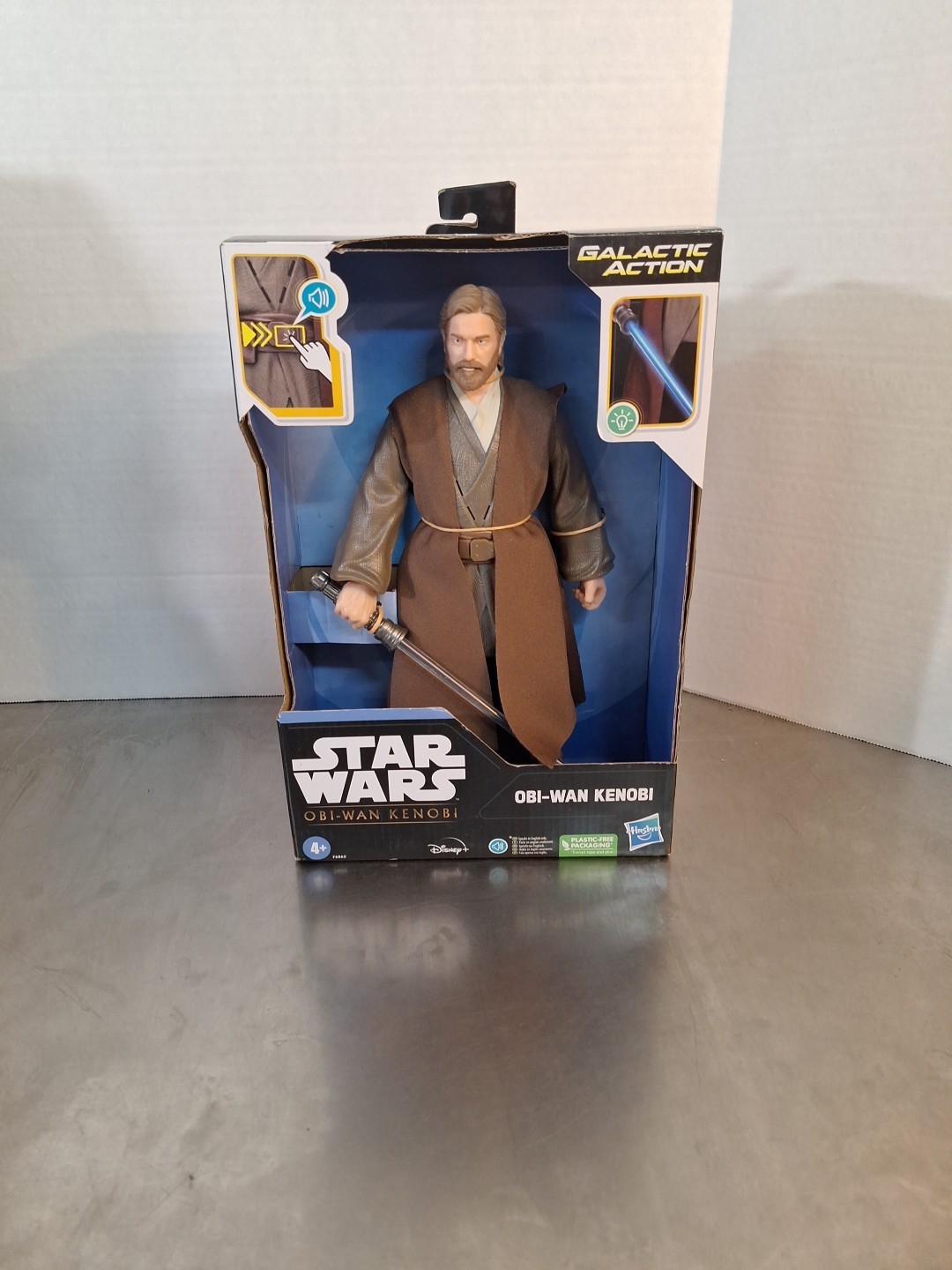 Star Wars: Galactic Action Obi-Wan Kenobi Interactive Electronic Figure New 2023