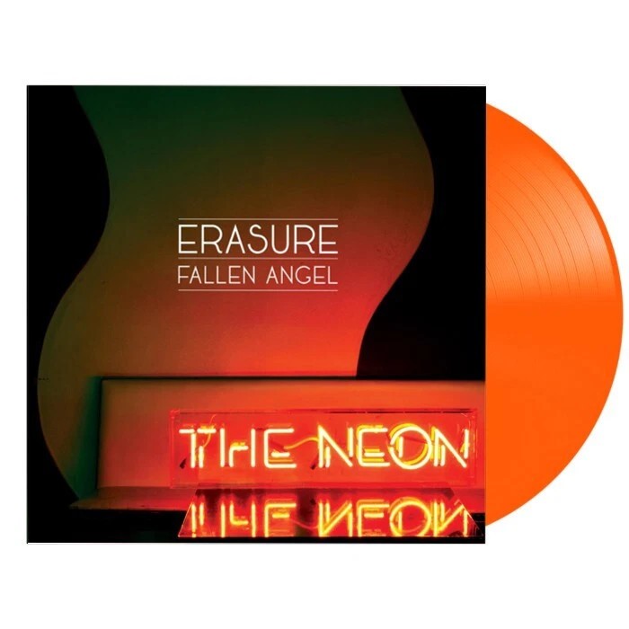 ERASURE = Fallen Angel = VINYL 12" MAXI SINGLE NEON ORANGE = SYNTH POP