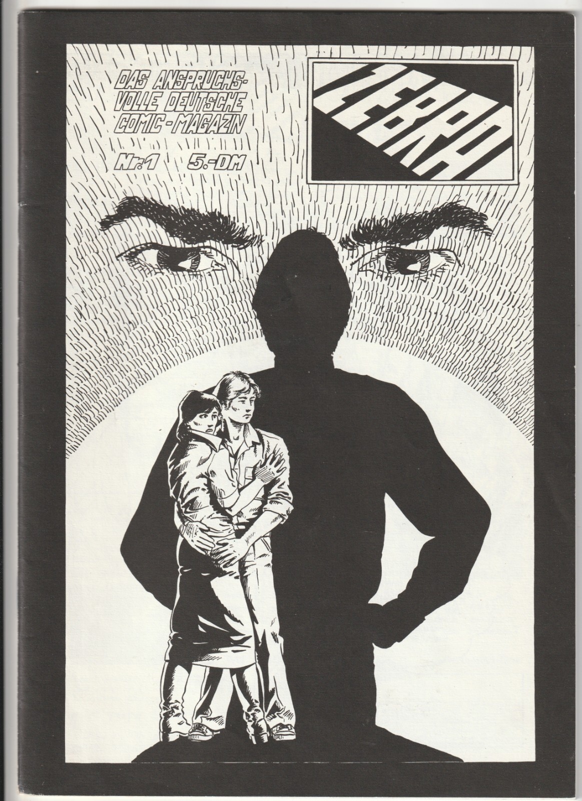 ✪ ZEBRA L'ESIGENTE RIVISTA TEDESCA DI FUMETTI #1, Zebra 1983 COMICHEFT Z1/1-