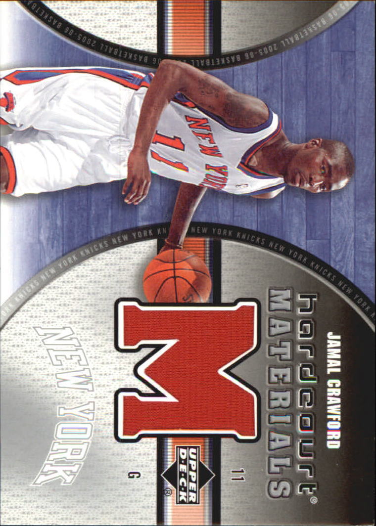 A2448- 2005-06 Upper Deck Hardcourt Materials #JC Jamal Crawford Jersey - NM-MT
