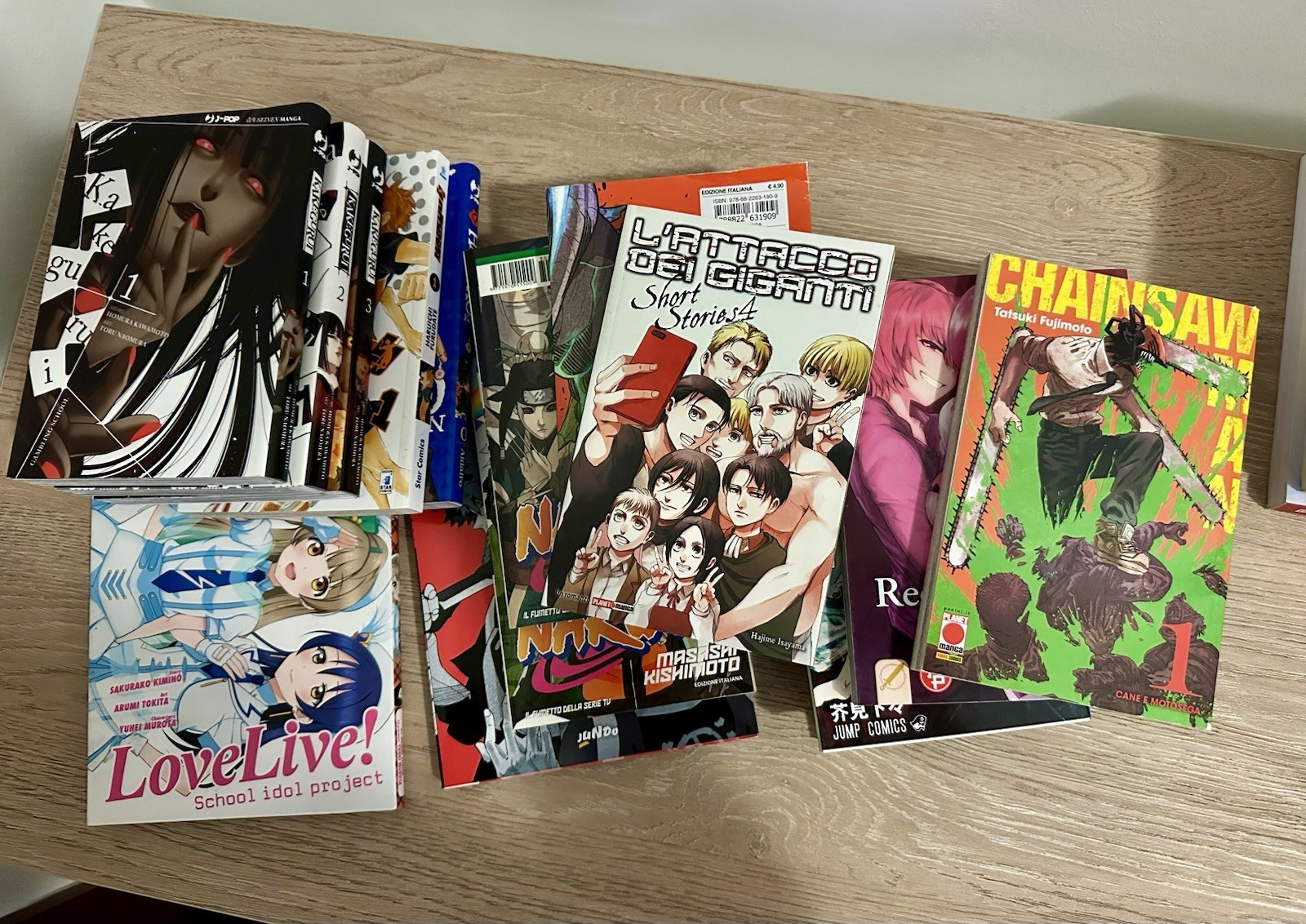 Lotto Manga Vari Naruto Chainsaw Man Dragon Ball Ecc… Ottime Condizioni