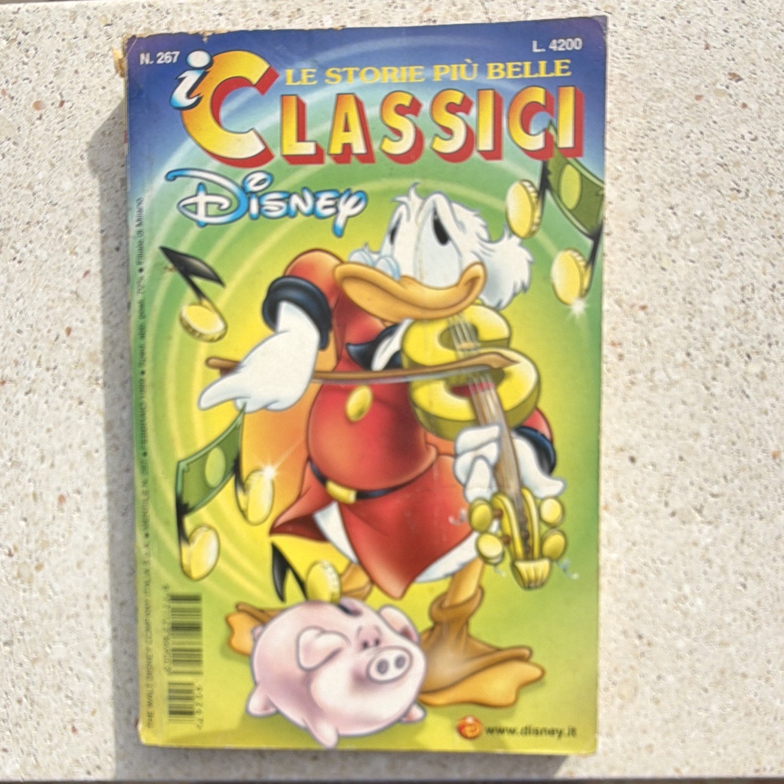 Disney I Classici Disney n. 267 (2004) fumetto a colori Paperino italiano