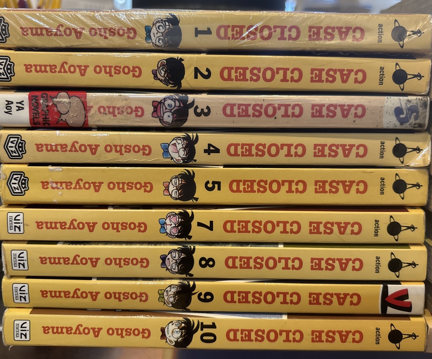 Lotto Manga Case Chiuse Vol 1-20 (con 6 mancanti)Set Gosho Aoyama Inglese