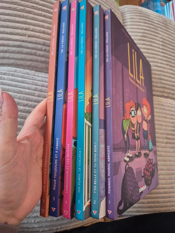 Lot de 6 bandes dessinées Lila