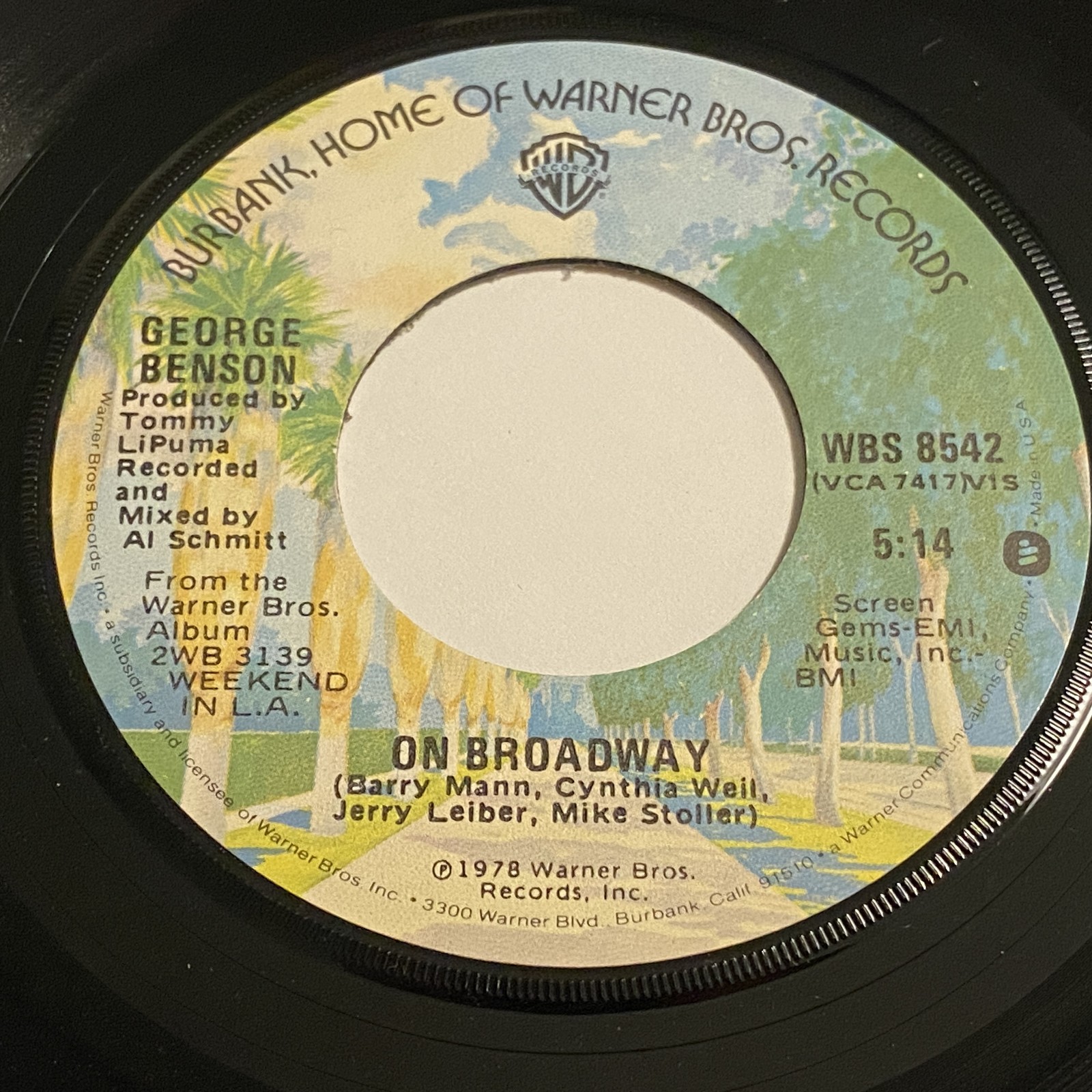 George Benson: On Broadway / We As Love 45 - Warner Bros.
