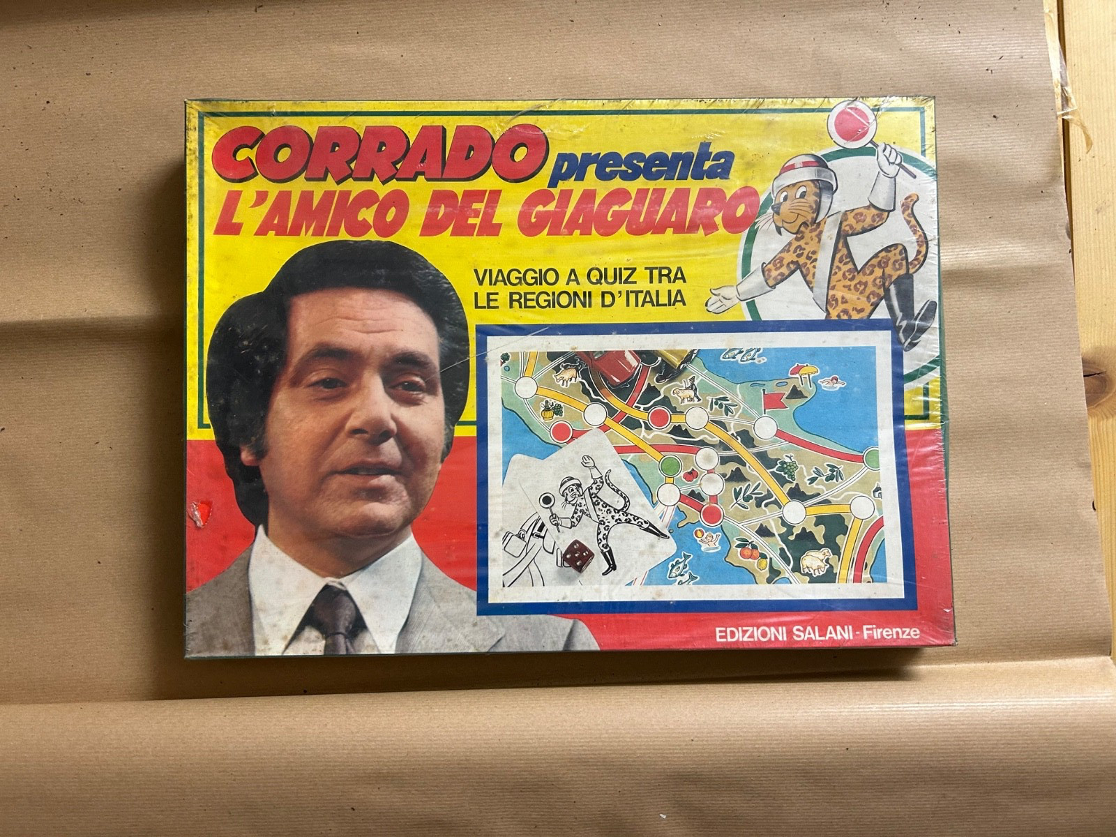 L amico del giaguaro Corrado  sigillato 1972 originale gioco