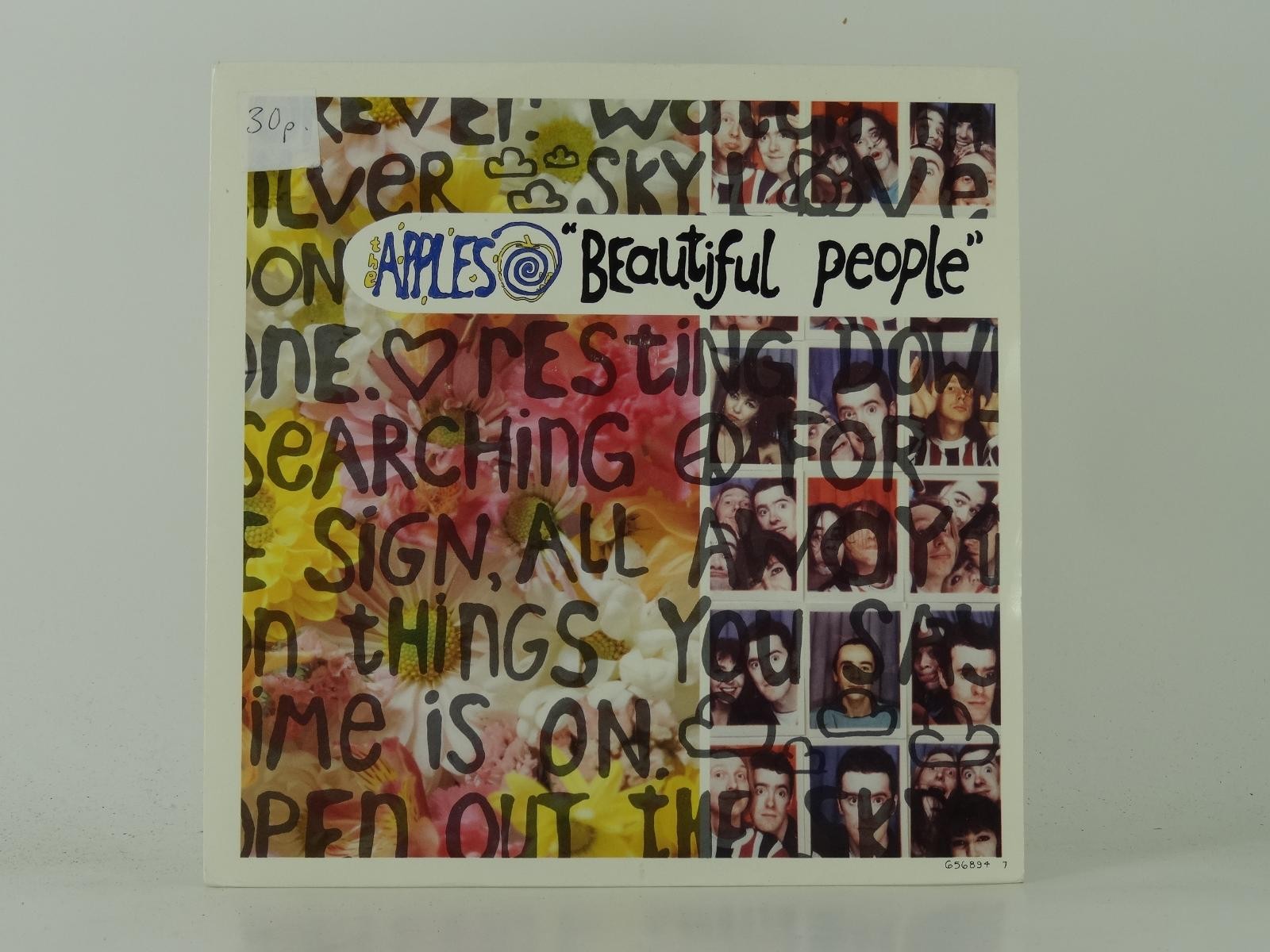 APPLES BEAUTIFUL PEOPLE (1) (43) 2 Track 7" Single plus Picture Sleeve EPIC