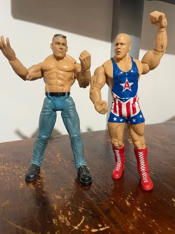 Set due Action figure wrestling collezione