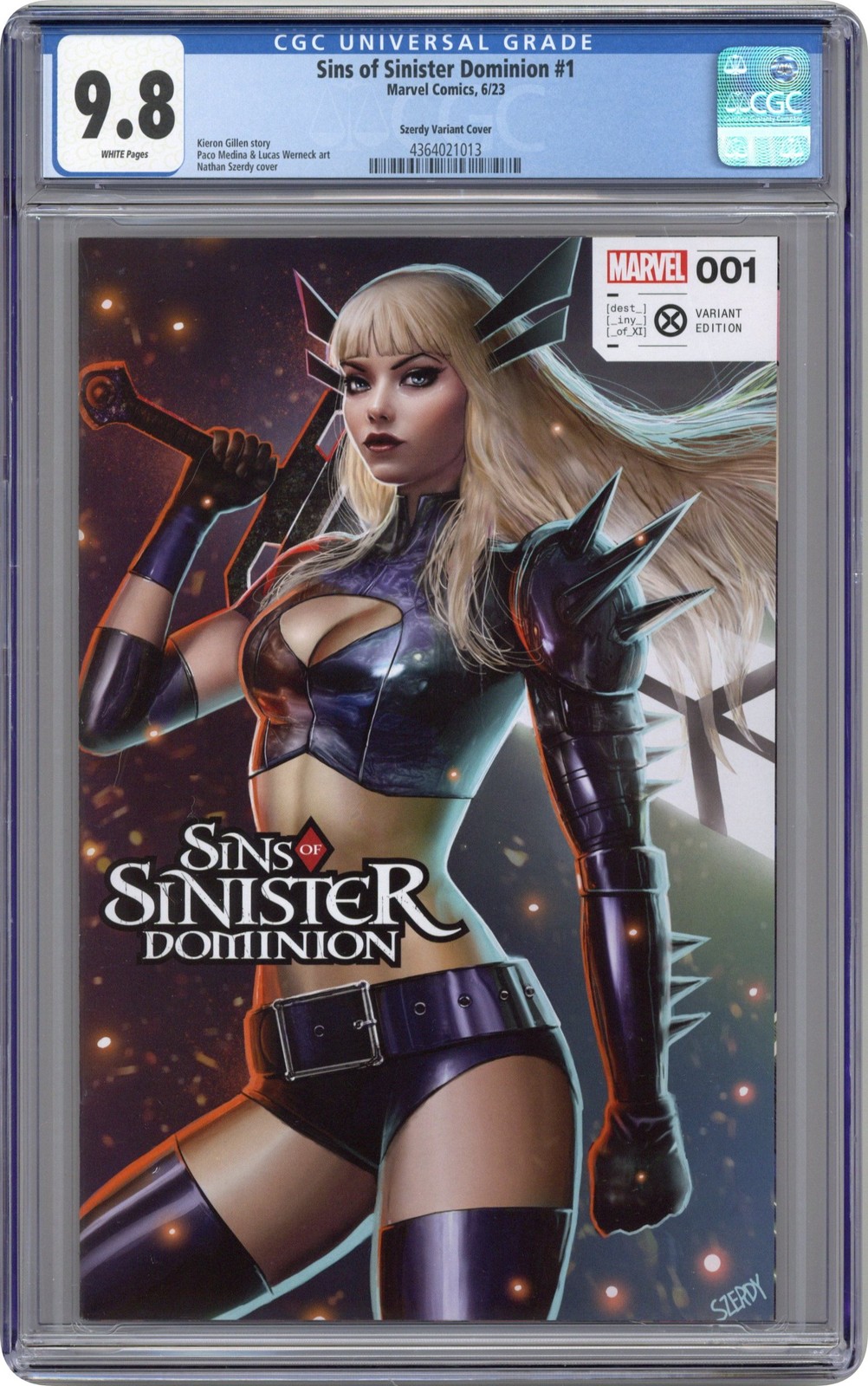 Peccati di Sinistro Dominio 1ILLUMINATI.A CGC 9.8 2023 4364021013
