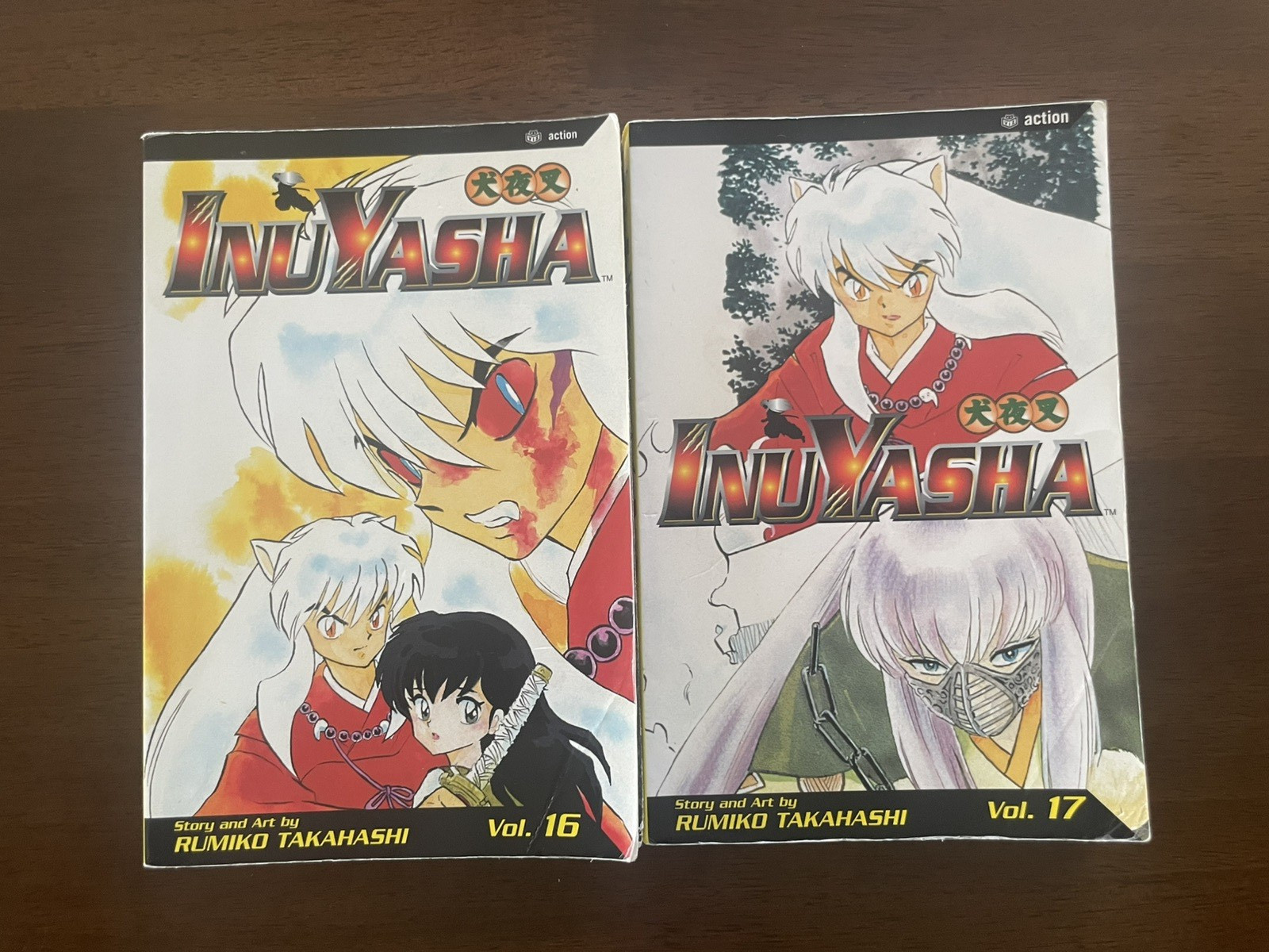 Lotto manga InuYasha vol 16 e 17 (Viz Media, 2003) di Takahashi PRIME STAMPE