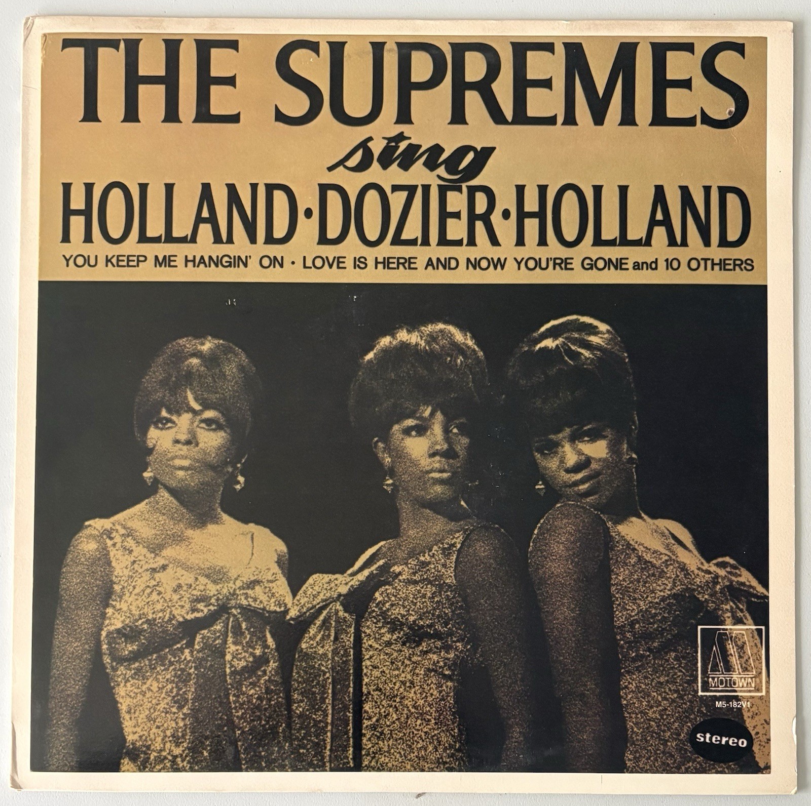 Supremes - Sing Holland Dozier Holland - Vinyl LP - Motown 1981 Reissue w/ Inner