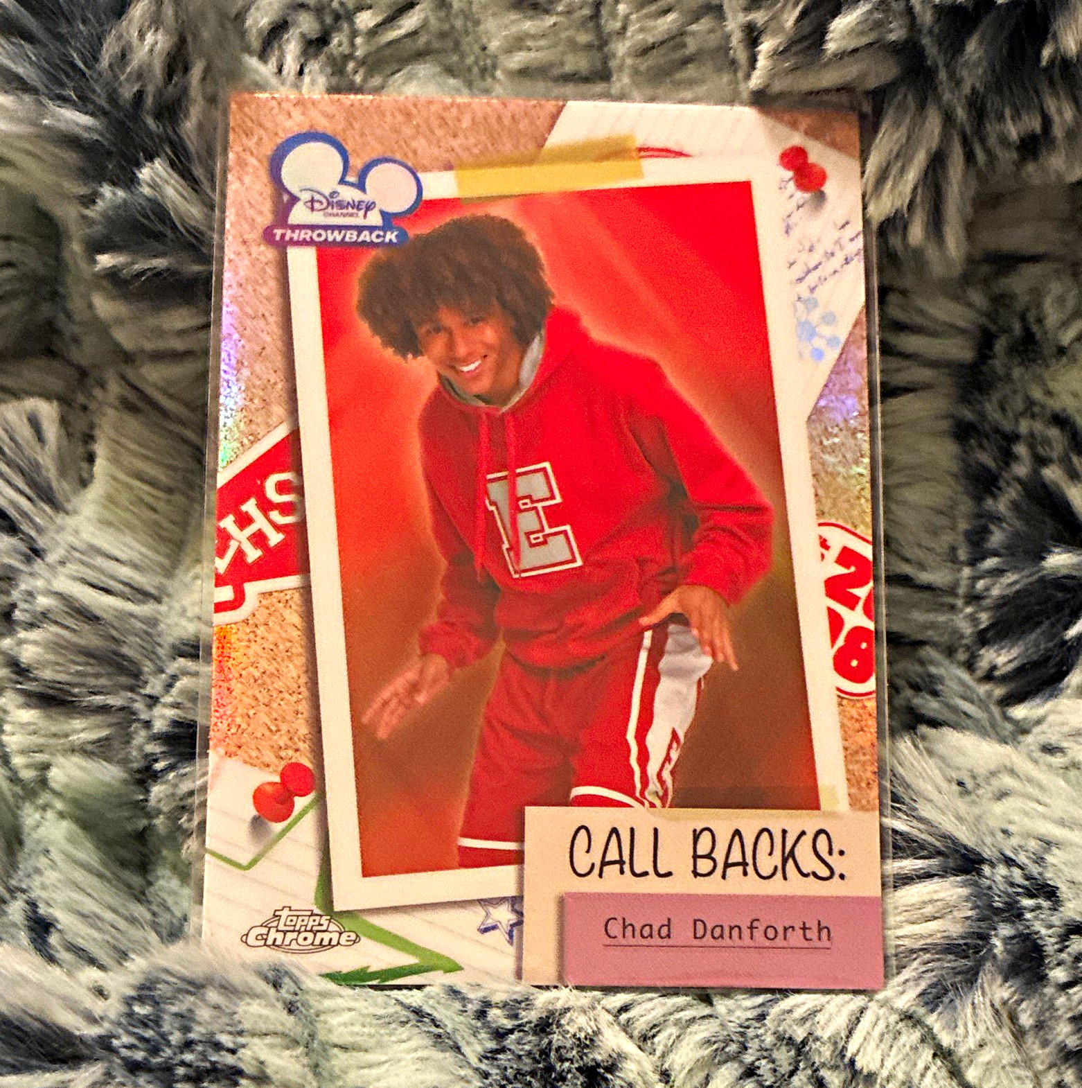 Topps Chrome Disney High School Musical Call Backs Chad Danforth HSM-5 Throwback