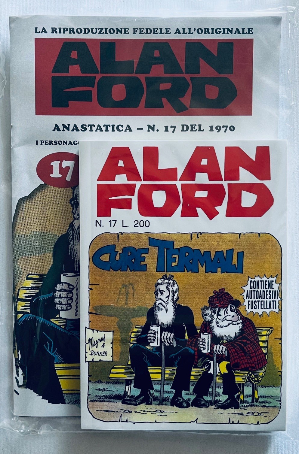 ALAN FORD ANASTATICA N°17 BLISTERATO CON ADESIVI