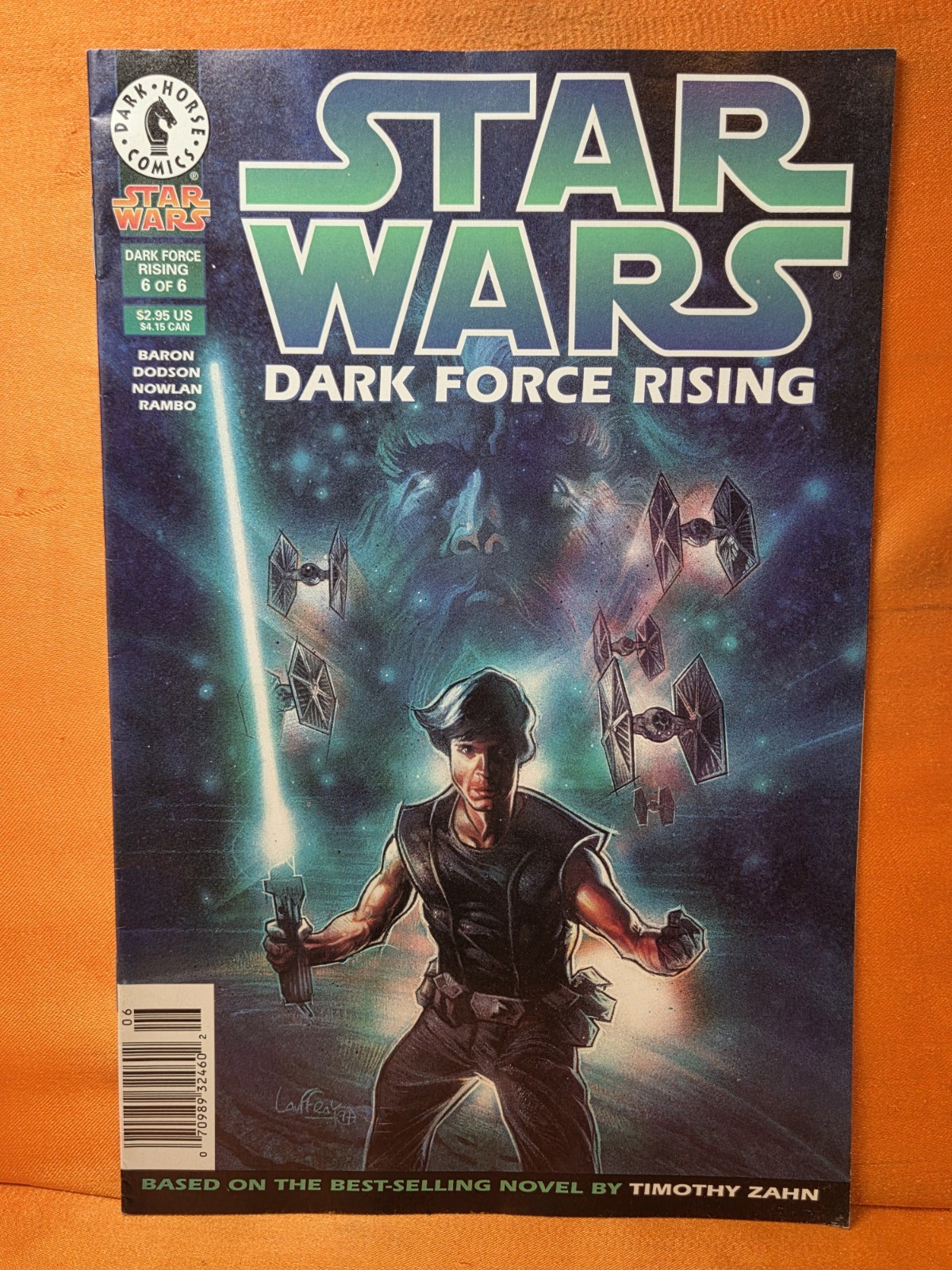 Star Wars: Dark Force Rising #6 NM- HTF Newsstand Dark Horse 1997 Thrawn Q2