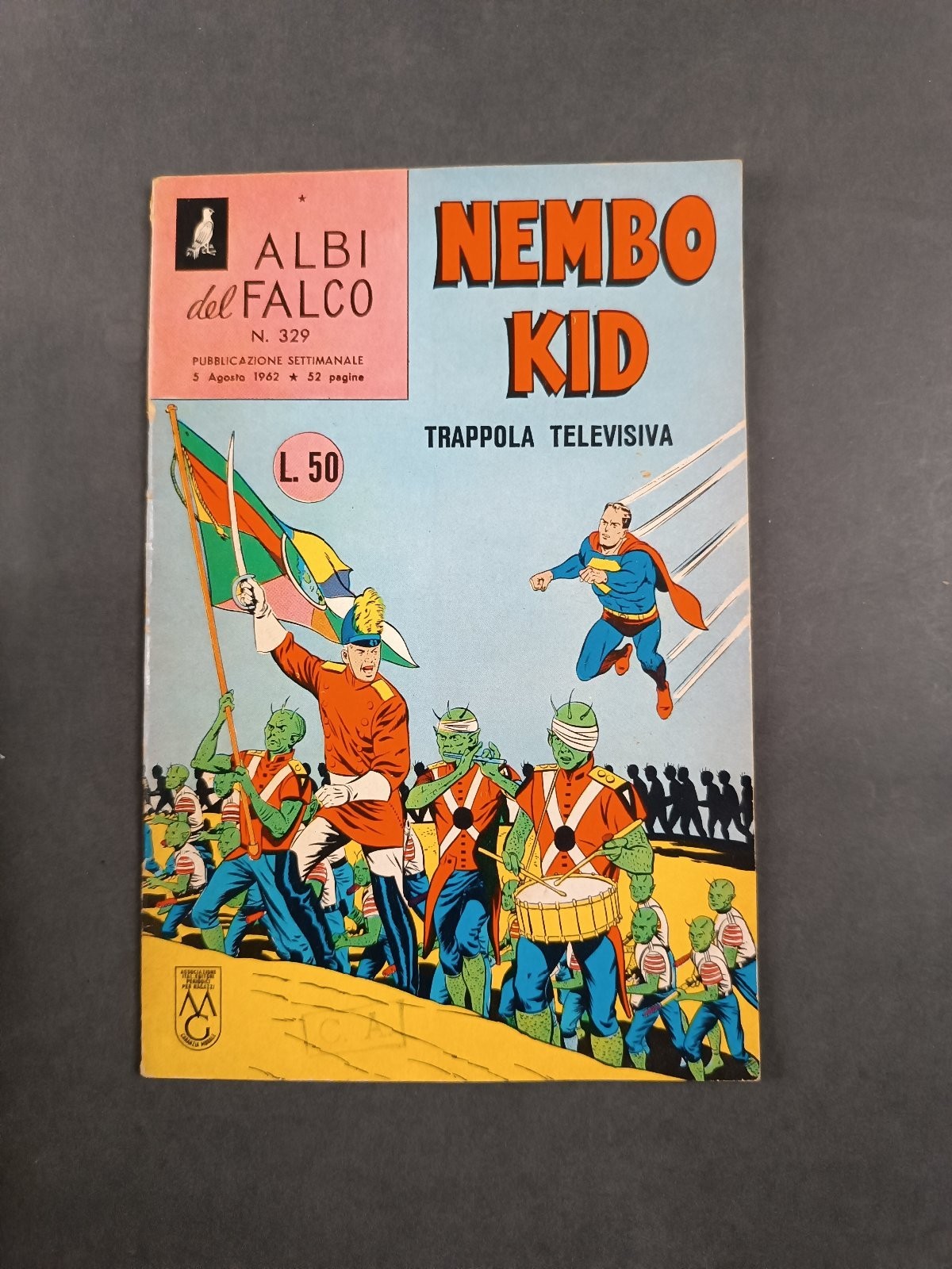 Albi del Falco Nembo Kid n.329 Trappola Televisiva Mondadori 1962