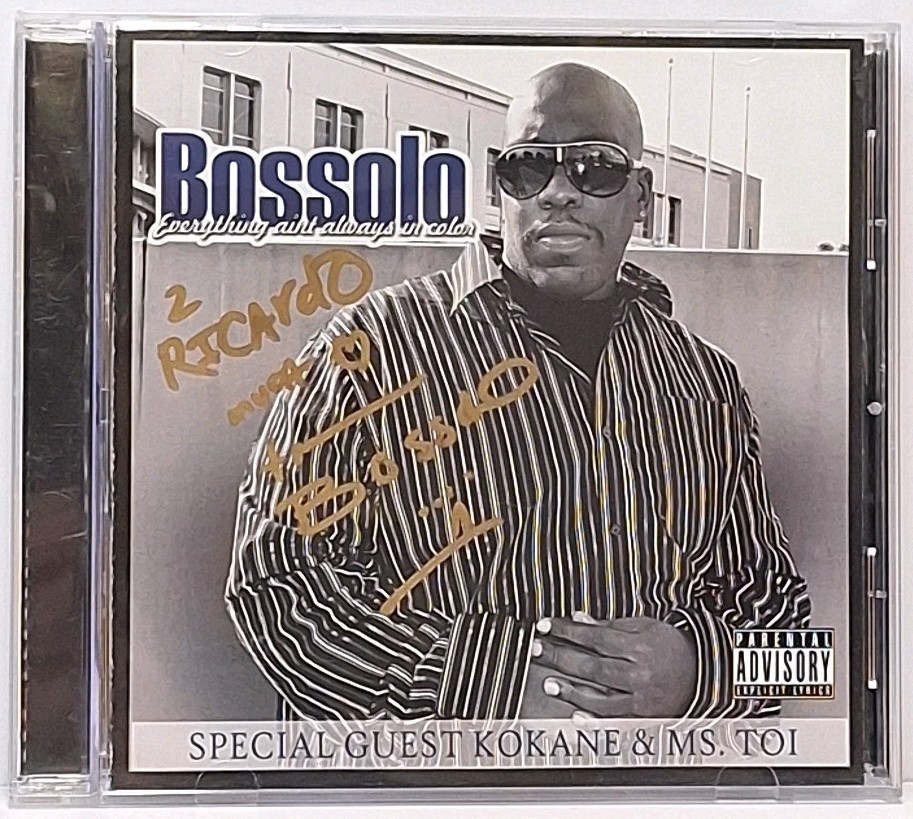 Bossolo Everything Ain't Aways In Color CD Very Good Condition Rare Autographed