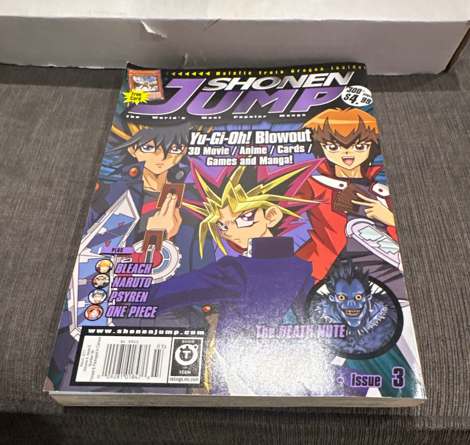Shonen Jump Numero 3 #3 Yu-Gi-Oh! Blowout Cover VIZ EN Softcover