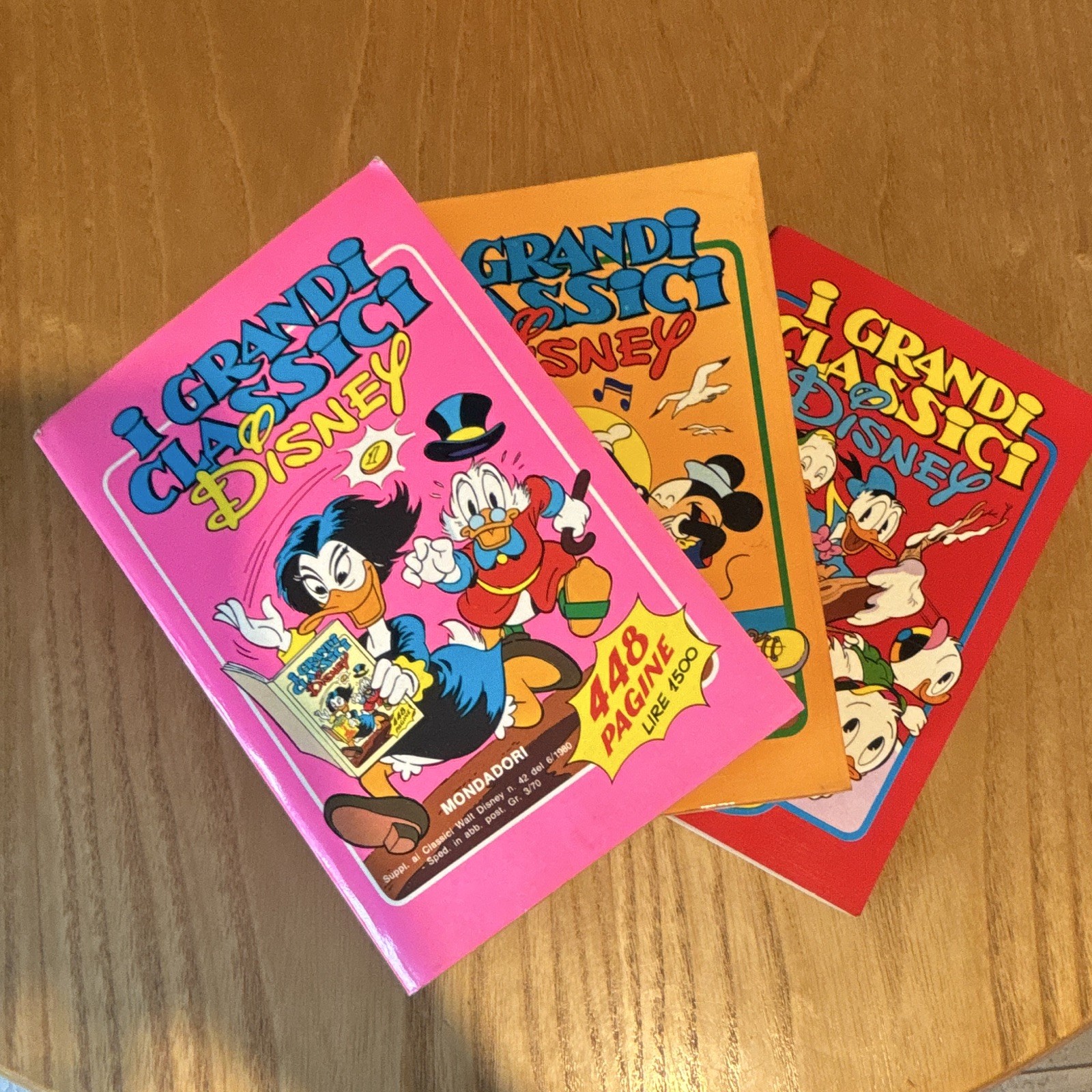 I Grandi Classici Disney lotto n.1-2-3 anno 1980/81/82
