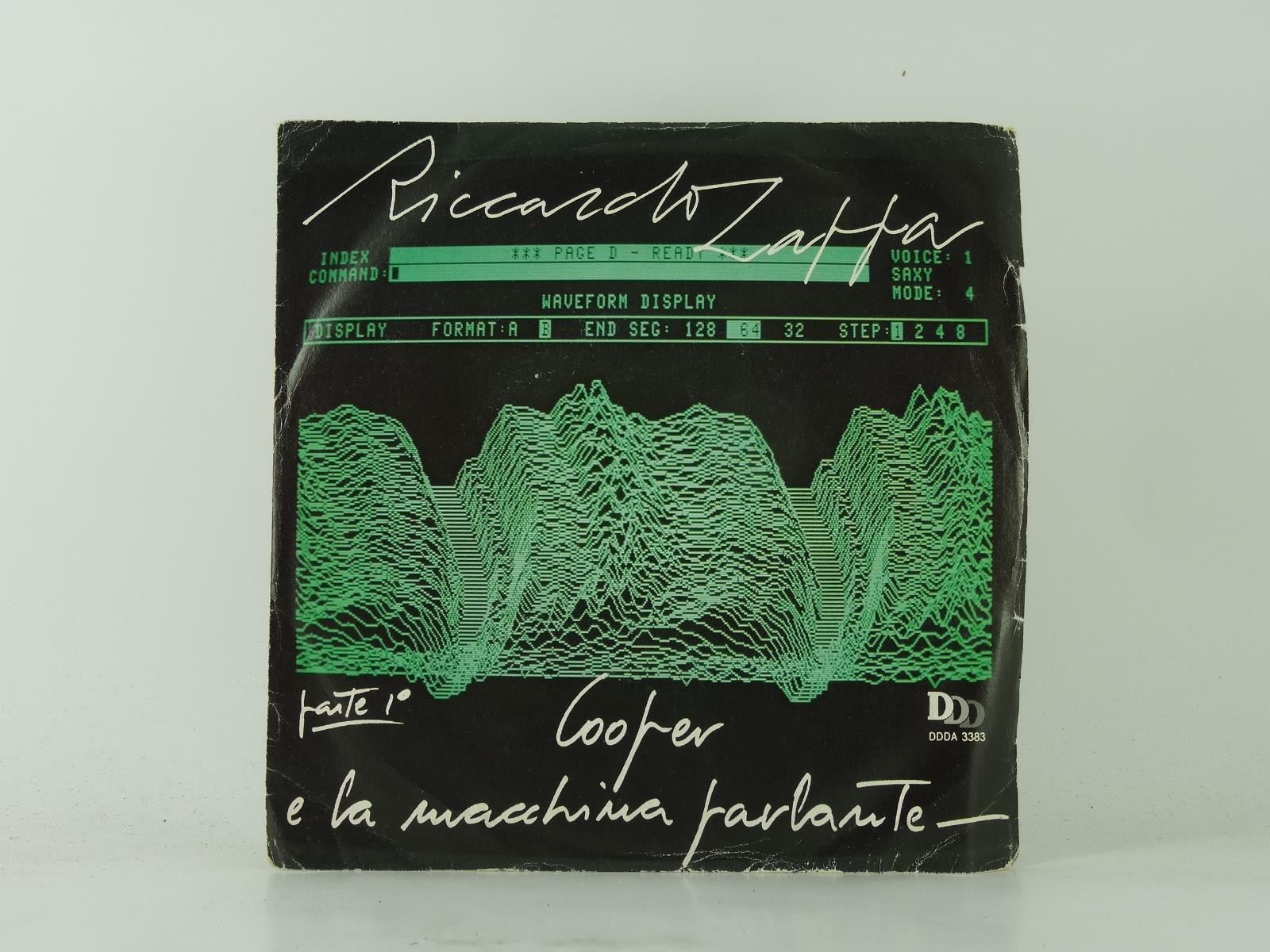RICCARDO ZAPPA COOPER E LA MACCHINA PARLANTE PARTE 1 (30) 2 Track 7" Single incl