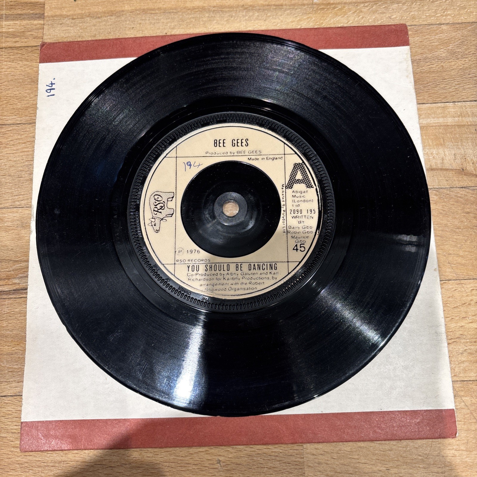 You Should Be Dancing - Bee Gees 7" Vinyl Single 