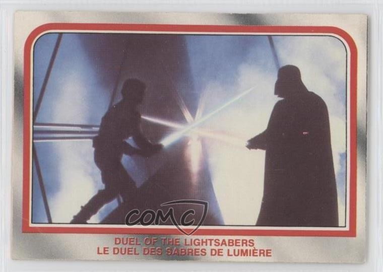 1980 O-Pee-Chee Star Wars: The Empire Strikes Back Duel of lightsabers #107 00gy