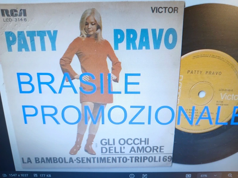 Patty Pravo la bambola raro ep Brasile