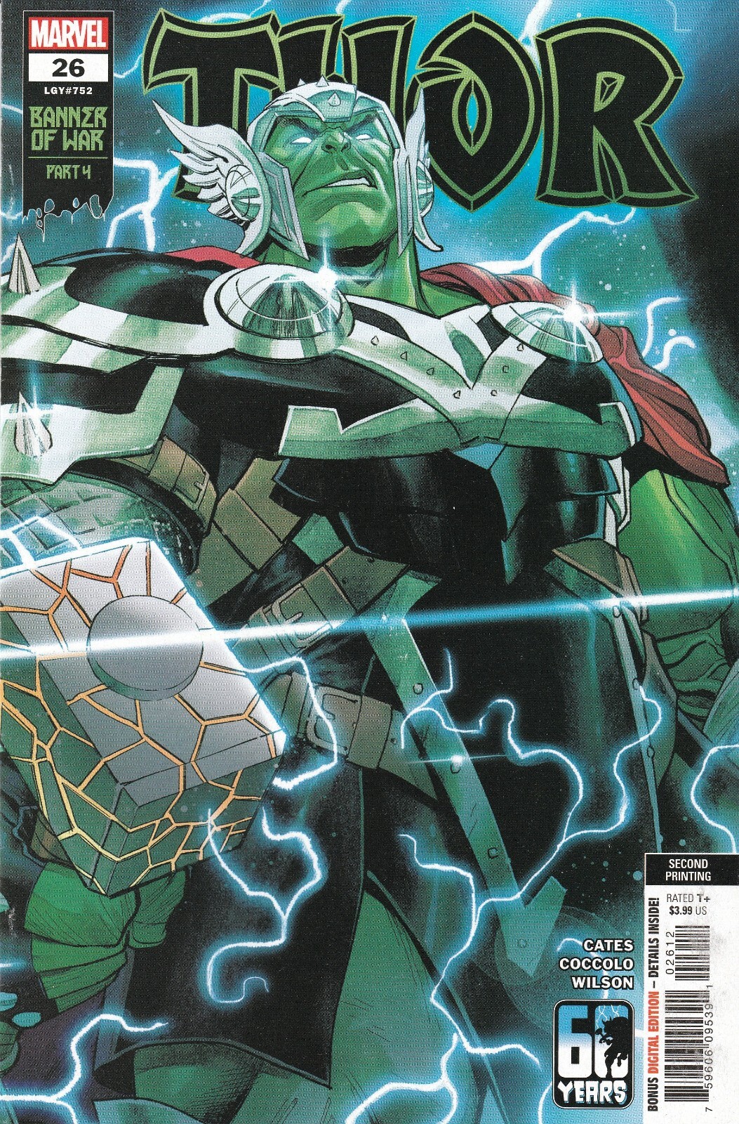 THOR #26 'BANDIERA DI GUERRA' (2020) MARTIN COCCOLO 2° STAMPA ~ NON LETTO NM