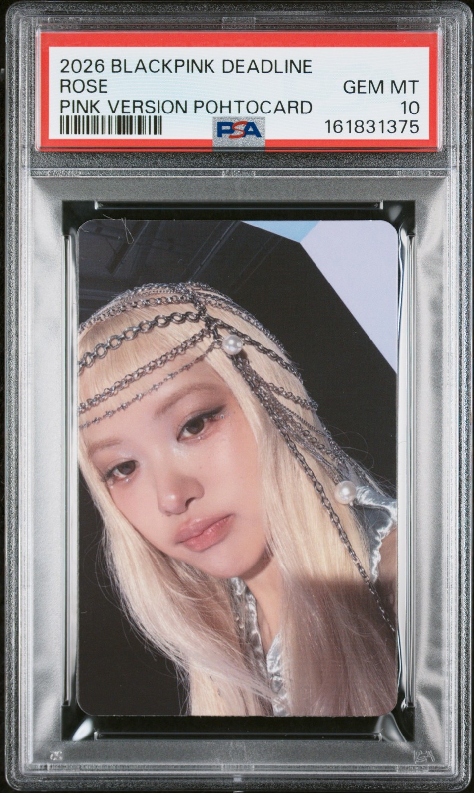 2026 BLACKPINK 3° MINI ALBUM SCADENZA VERSIONE ROSA CARTOLINE FOTOGRAFICHE ROSE PSA 10