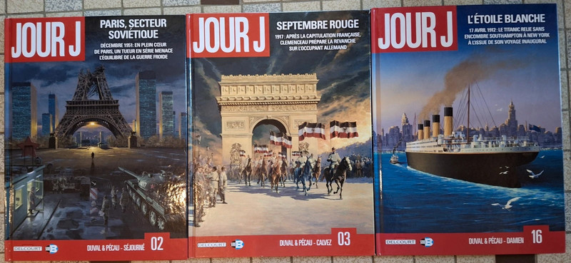 Lot de bd de la série Jour J n°2 - 3 - 16