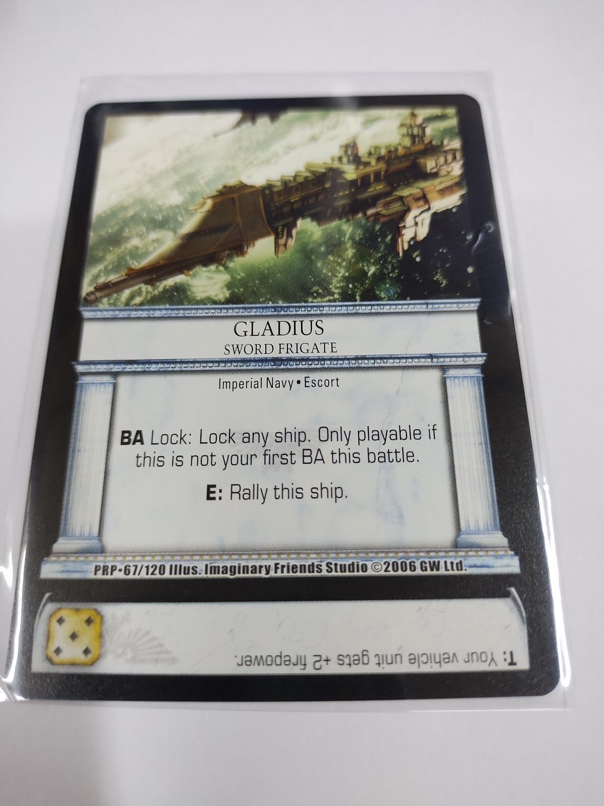 RARA CARD 67/120 WARHAMMER W40K DARK MILLENNIUM COME NUOVA 2006 Prophecies Peril Prp