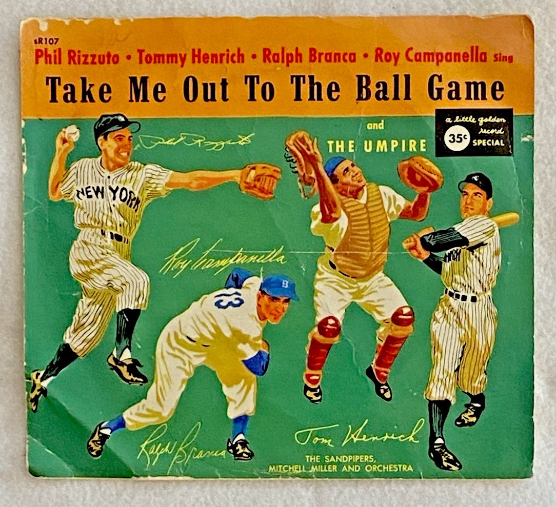Take Me Out To The Ball Game & The Umpire 7" Vinyl 1957 45 Rpm VG+ Tested