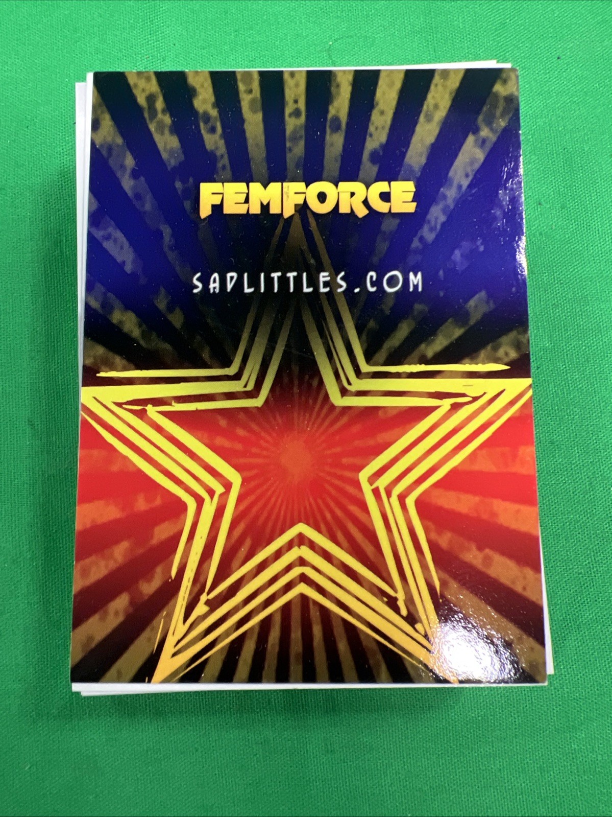 Set carte collezionabili FEMFORCE SADLITTLES.COM