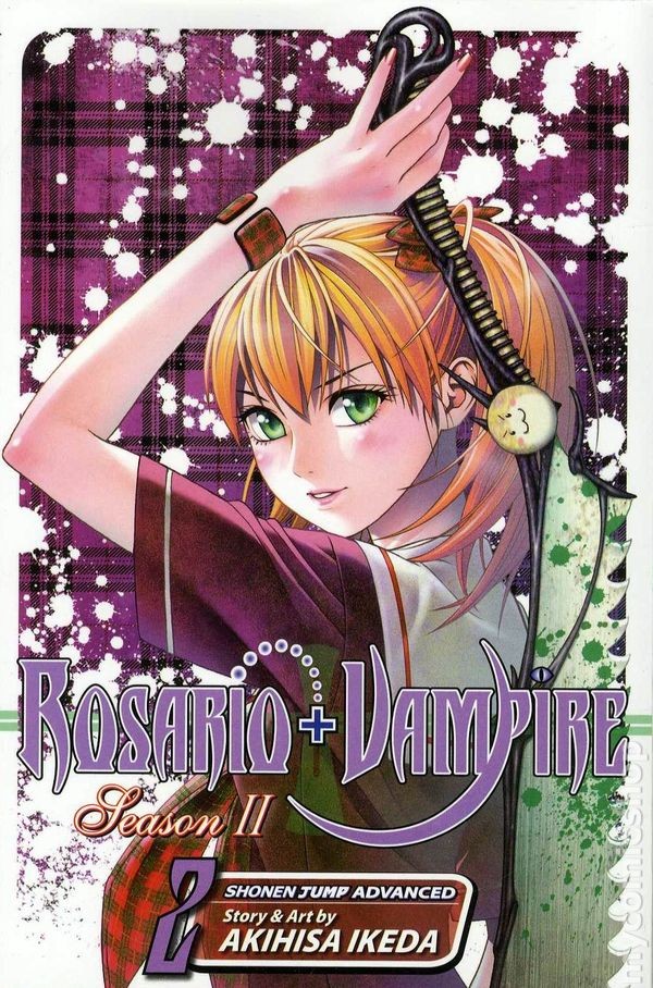 Rosario + Vampiro GN Stagione II 2-1° NM 2010 Immagine Stock