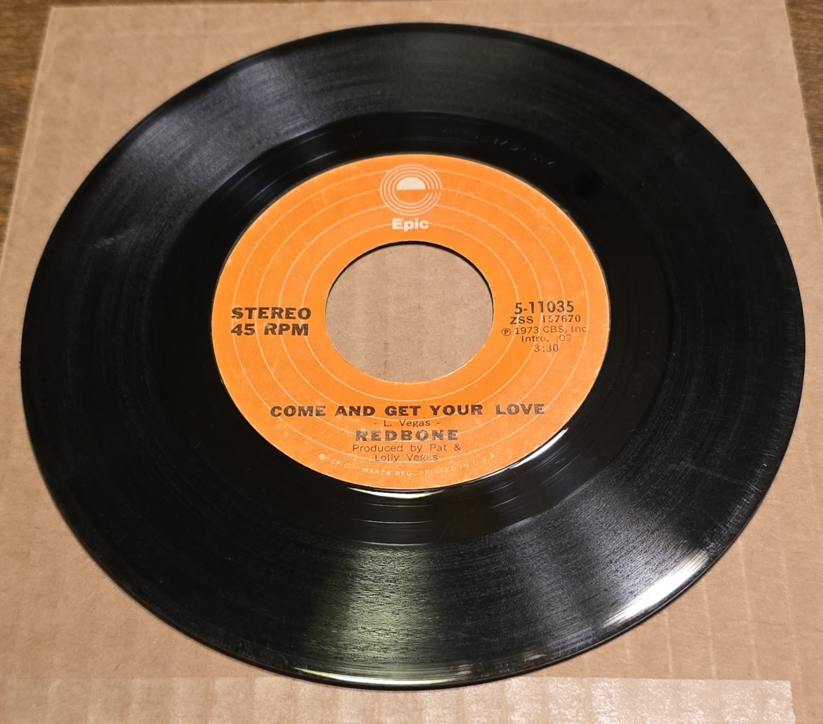 Redbone: Come and Get Your Love / Day to Day Life - VG+ | 1973 Pop Rock 45rpm