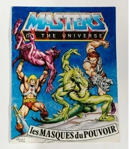 Mini comics Masters of the Universe Maîtres masques du pouvoir Mattel 1983
