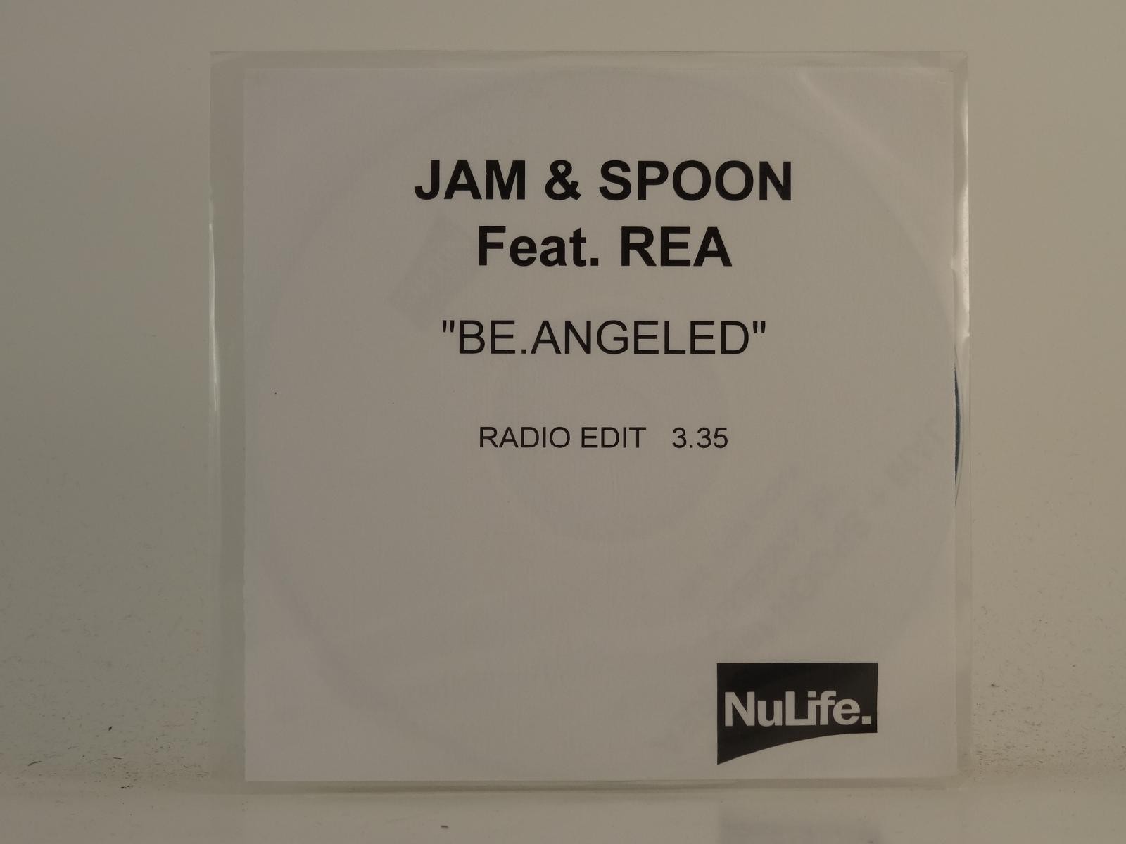 JAM AND SPOON FT REA BE ANGELED (H1) 1 Track Promo CD Single plus White Sleeve N