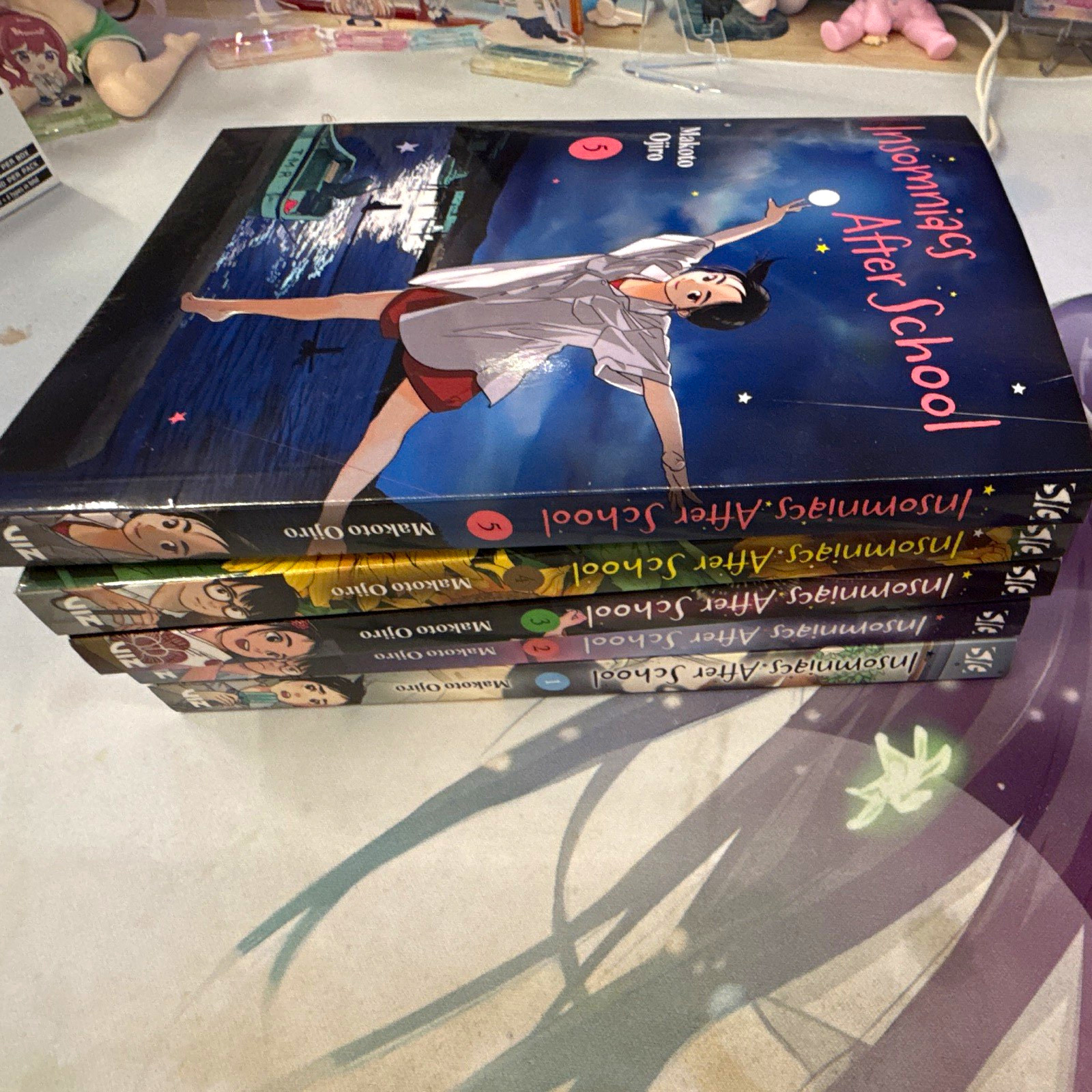 Lotto manga Insomniacs After School tascabile commerciale di Makoto Ojiro Vol 1-5