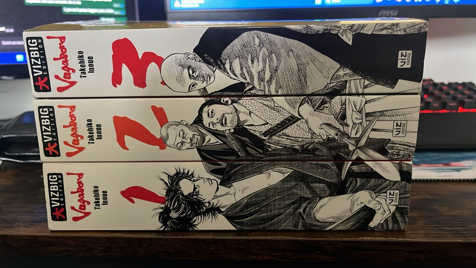 Vagabond Vol 1-3 Vizbig Edition English Manga Takehiko Inoue