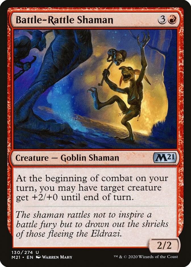 Battle-Rattle Shaman 130 Set Base 2021 Magic: The Gathering