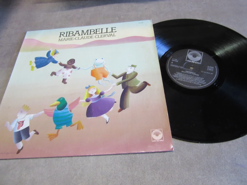 vinyle 33 tours ribambelle  marie  claude  clerval