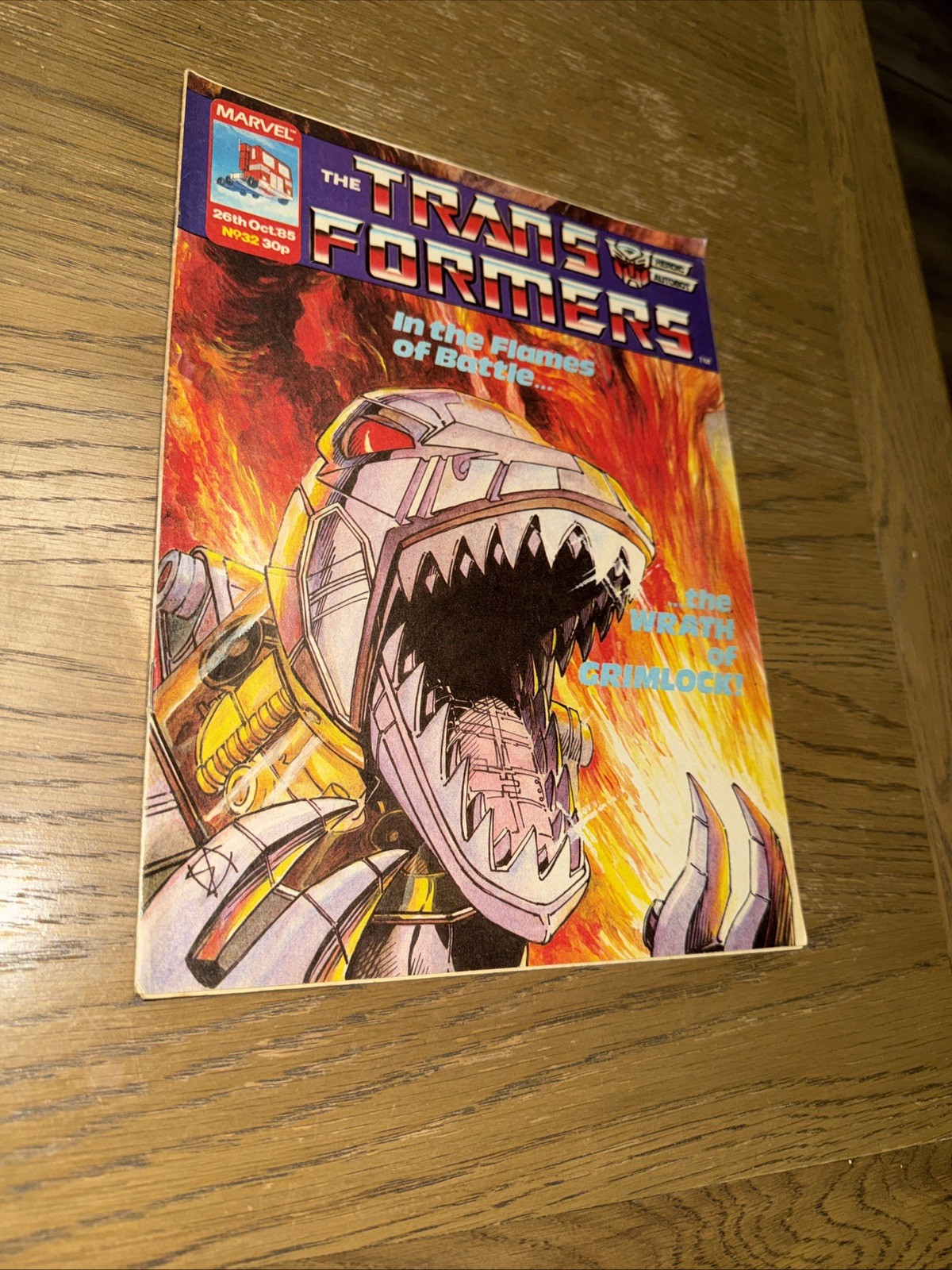 TRANSFORMERS BRITISH WEEKLY #64 MARVEL UK COMIC 1986