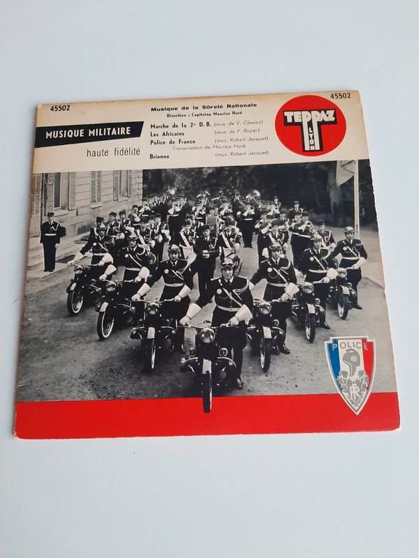 Disque vinyle Musique militaire Teppaz Lyon